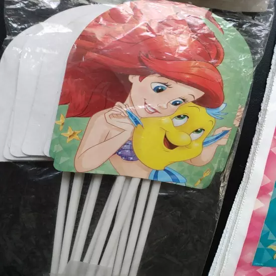 Disney's Ariel Little Mermaid 16 Pc Loot Treat Bags For Party Favors & Toppers 