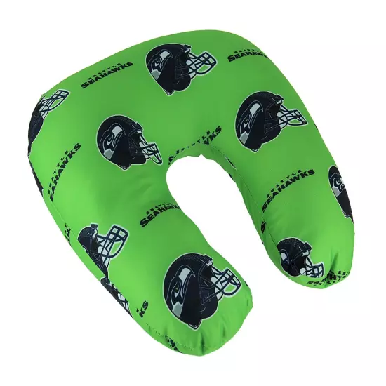 NFL Seattle Seahawks Beaded Travel Neck Pillow