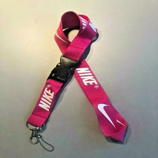 Nike Lanyard Detachable Keychain Badge ID Holder Phone Strap Multi Color