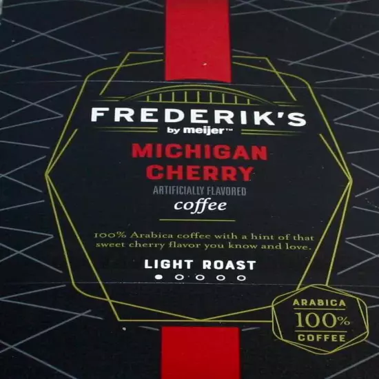 Cherry Coffee 18 ct Frederik's By Meijer Michigan Light Roast Keurig K Cup Cups