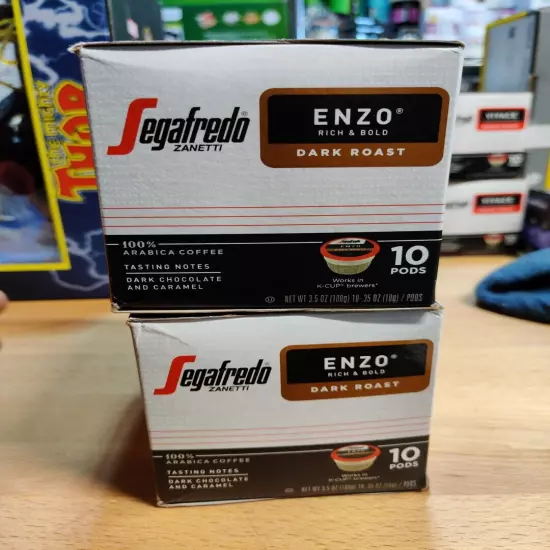 Segafredo Zanetti Single Serve Coffee Pods k-cup, Vivace Medium Roast 10 Ct Box