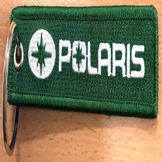 Polaris Embroidered Key Chain, for snowmobiles, off road, motorcycles, ATV 