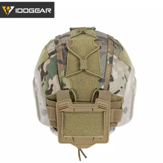 IDOGEAR Tactical Helmet Cover For Maritime Helmet with NVG Battery Pouch Hunting