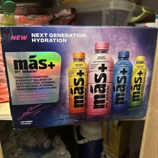 Más+ By Messi Commemorative Launch Variety Pack of 8