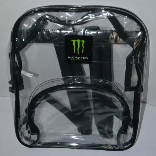 Monster Energy Drink Clear Backpack