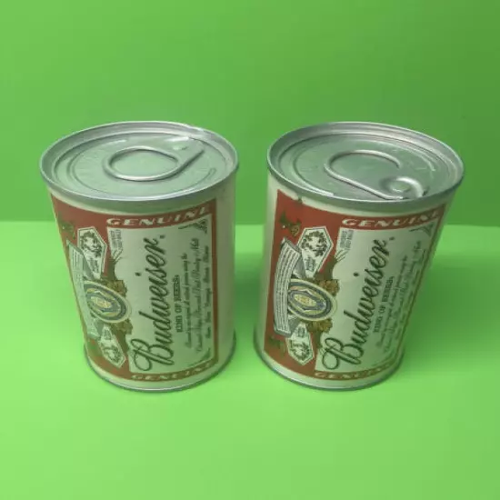 2 Vintage Flip Top Cans Budweiser Golf Balls