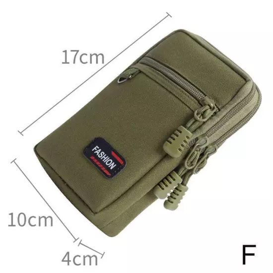 Tactical Molle Utility Pocket EDC Tool Bag Organizers Camping Phone G8 F0I2