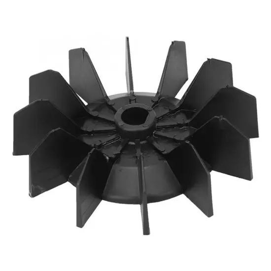 Air Compressor Accessories Fan Blade 1pcs 211mm 5P Black Engineering Plastic