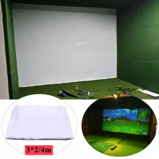 9.84' x 6.56' Golf Ball Simulator Impact Display Projection Screen Indoor Game