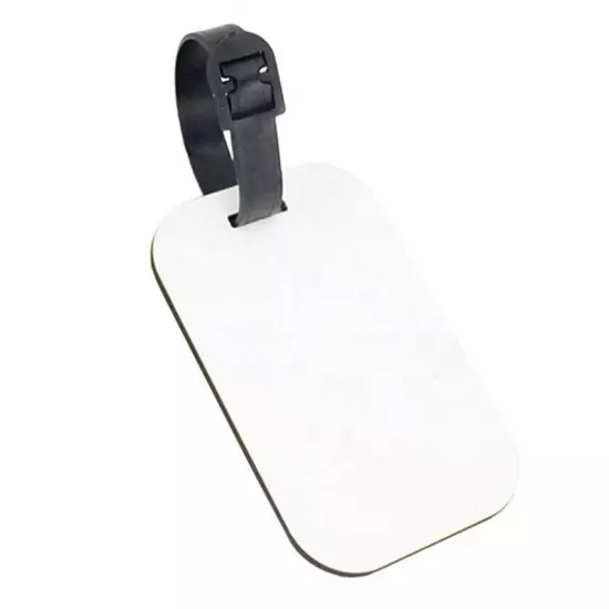 30PCS Sublimation Blank Luggage Tags White Blank Travel Bag Baggage Tags2132