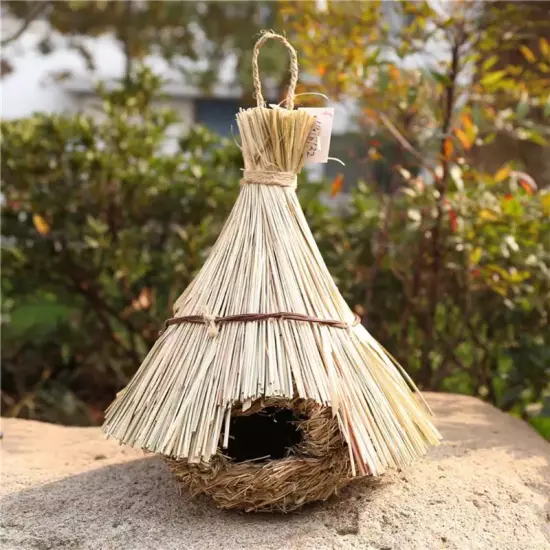 19 Style Birds Nest Bird Cage Natural Grass Egg Cage Bird House Outdoor Decorati