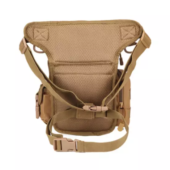 Men's Outdoor Tactical Leg Bag Military Thigh Belt Pouch Hiking Waist Fanny Pack