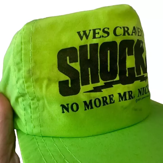 SHOCKER 1989 Wes Craven Movie Promo SnapBack Hat - Original - Vintage