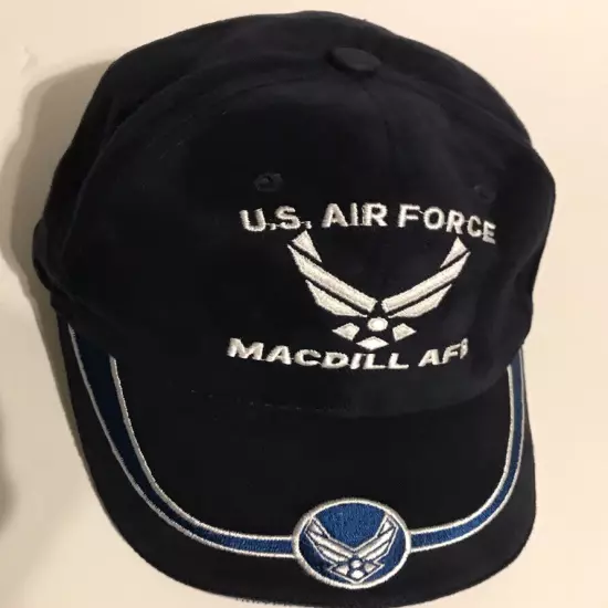 Eagle Crest U. S Airforce Macdill AFB Strapback Baseball Cap!!!