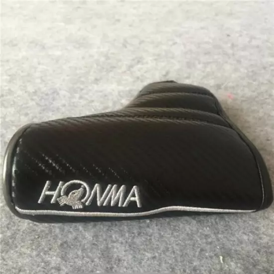 Golf Putter Blade Head Cover on Green Honma Beres Graphic Logo Magnetic Closure