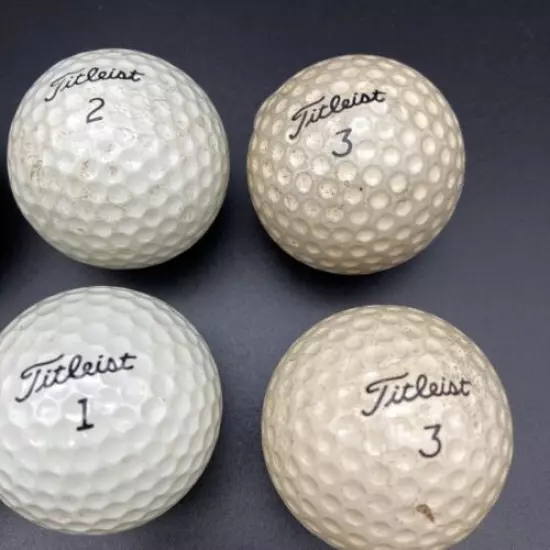 10 RARE Vintage Titleist Golf Balls, DT, Durable Surlyn, 384 Tour- LOT OF 10