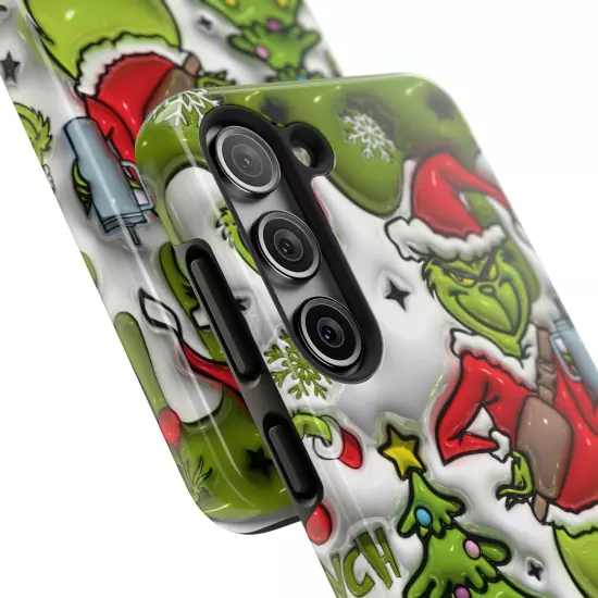 Grinch Tough Phone Cases Samsung S20 S21 S22 S23 Iphone 15 14 13 12 11