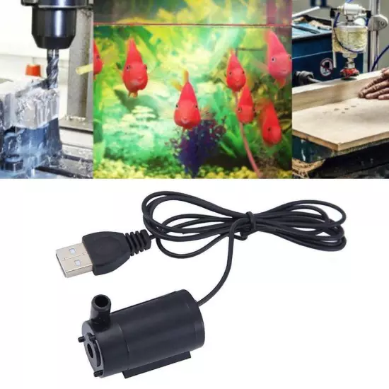 USB Mini Aquarium Fish Tank Oxygen Air Pump Portable Ultra-Silent