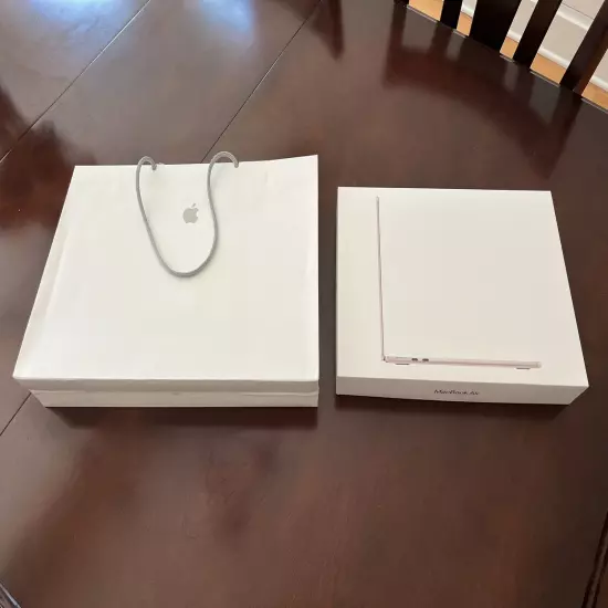 Apple MacBook Air M3 Original Empty Box And Bag ONLY