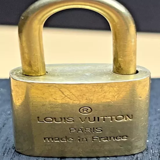 VTG Auth LV Mini Padlock NO Key FOB CHARM PENDANT MEN WOMEN UNISEX 1.5"