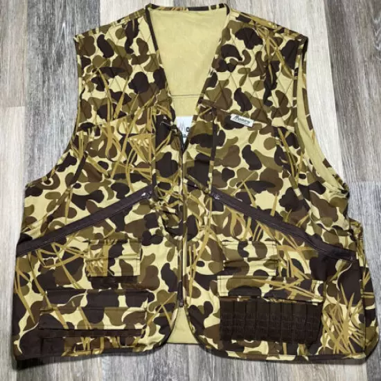 Mount'n Prairie Flyway Camo Bird Duck Hunting Vest Mens Size 2XL Camouflage