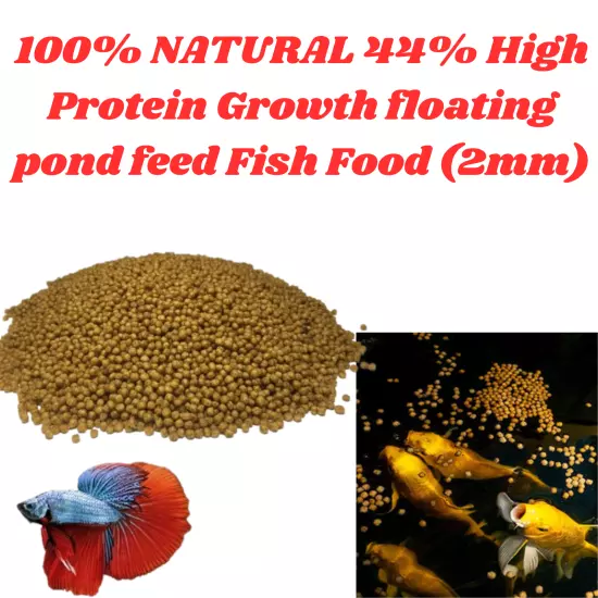 Guppies Koi,Goldfish Best AQUARIUM Fish Food Floating Pond Pellets Color Enhance