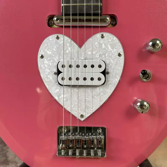 DAISY ROCK HEARTBREAKER Pink electric GUITAR basswood body fast shipping