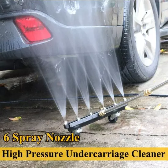 High Pressure Washer Undercarriage Cleaner,6 Nozzle Garden Cleaning Machine9389