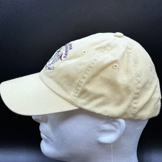 2014 U.S. Open Golf Hat Yellow Cotton Adult Adj Imperial USGA Pinehurst #2 Used