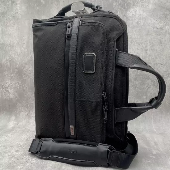 Current Model Tumi Alpha3 3Way Backpack Rucksack Black