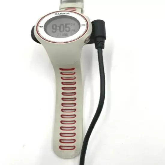 ONE OWNER GARMIN APPROACH S3 RED WHITE BAND WITH AC ADAPTER AND OWNERS MANUAL