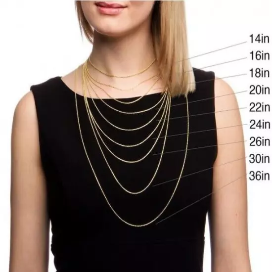 10K Yellow Gold Solid 3mm-9mm Flat Silky Herringbone Chain Necklace 16"- 24"