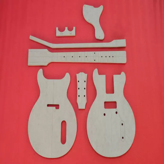 Les Paul Junior Double Cut Guitar Router Templates 1958 1959 1960 1961 Jr