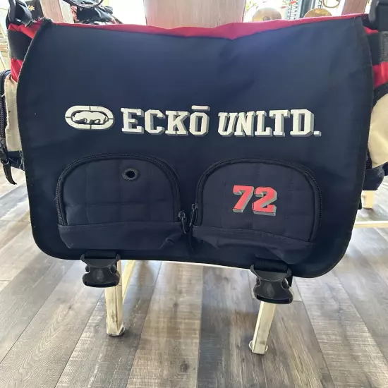 Ecko Unltd Messenger Bag Luggage Laptop Briefcase Shoulder Strap Vintage Y2k