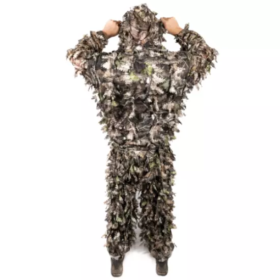 Arcturus 3D Leaf Ghillie Suit (Dark Woodland) - Hunting Jacket & Pants Set