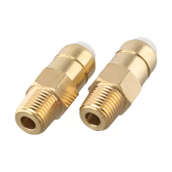 2Pcs 1/4 Thermal Release Safety Relief Valve For Pressure Washer Water Pumps