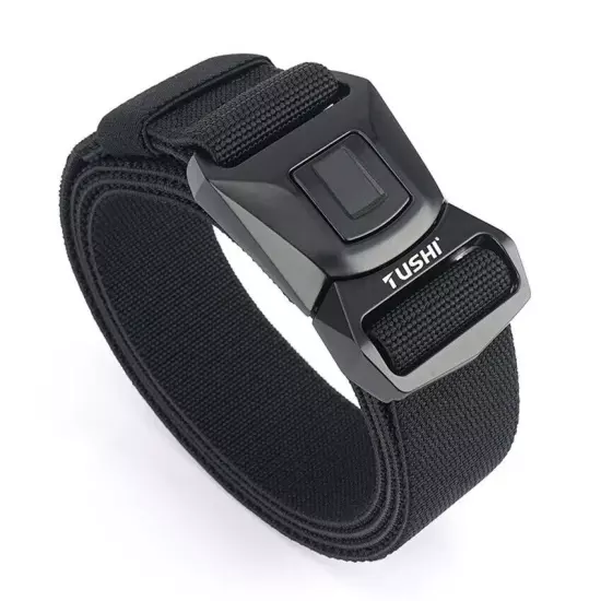 Military Belt for MEN Tactical Strap Waistband Belts Quick Release Buckle Black