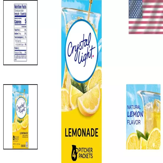 Naturally Flavored Sugar-Free Lemonade - Guilt-Free Refreshment Pack of 48