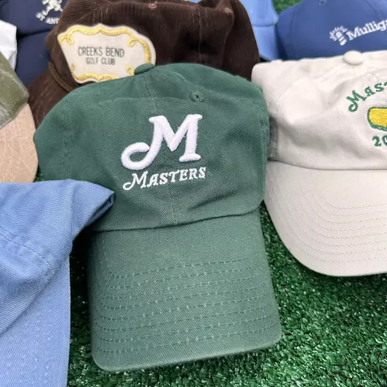 Golf Hat Lot 12 Different Masters St Andrews Muirfield TPC Hagen Vtg New More