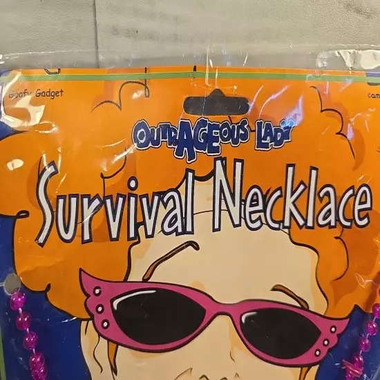 Funny OVER THE HILL Retired Necklace Gag Gift New In Package Womans