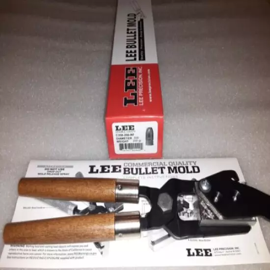 Lee 2-Cavity Bullet Mold C358-200-RF 38 Special, 357 Magnum, 38 Colt New Police