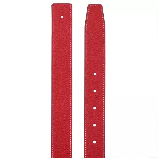 H full grain leather buckleless replacement strap for men and women 32mm wide