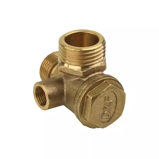 3 Port Brass Central Pneumatic 40400 Air Compressor Check Valve Thread