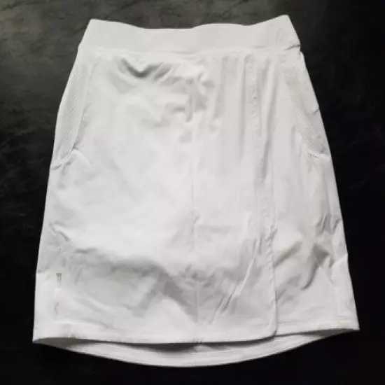 1 NWT WOMEN'S RALPH LAUREN RLX SKORT, SIZE: SMALL, COLOR: WHITE (J349)