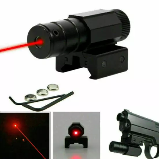 Tactical Green Red Laser Beam Dot Sight Scope For 11/20mm Picatinny Weaver Rails