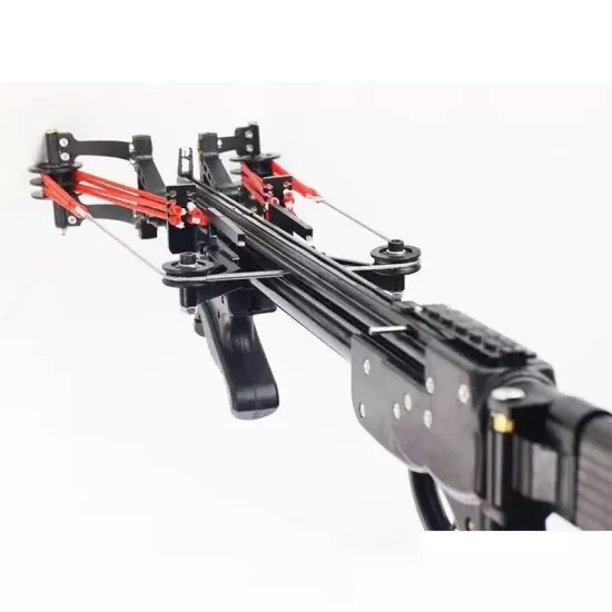 Powerful Slingshot Rifle Metal Hunting Catapult Continuous Shooting 40-rounds