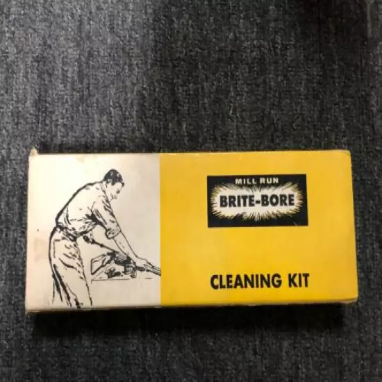 Vintage Brite -Bore Cleaning Kit - .22 Caliber Pistol - NOS - With Box 