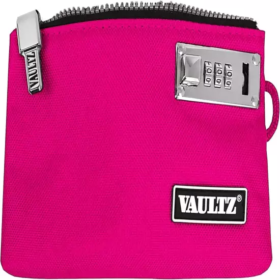 Money Bag with Lock - 5 X 8 Inches Vaultz combo Locking Accessories Pouch