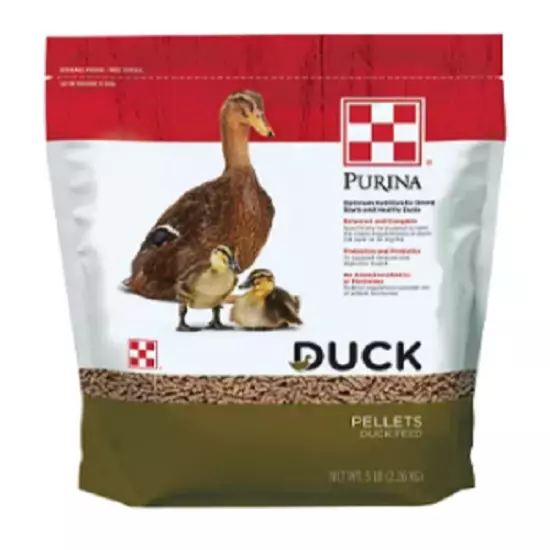 Purina Pelleted Duck Feed 5 or 40 LBS