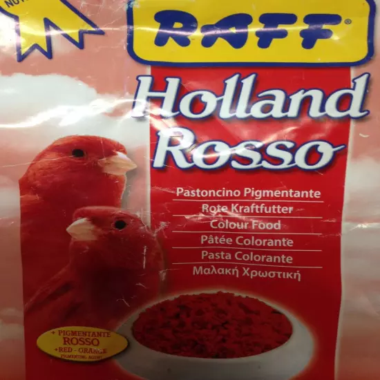  RED FOOD/Condition Nestling Egg Red Food Treat 5 LB "RAFF HOLLANDO ROSSO"